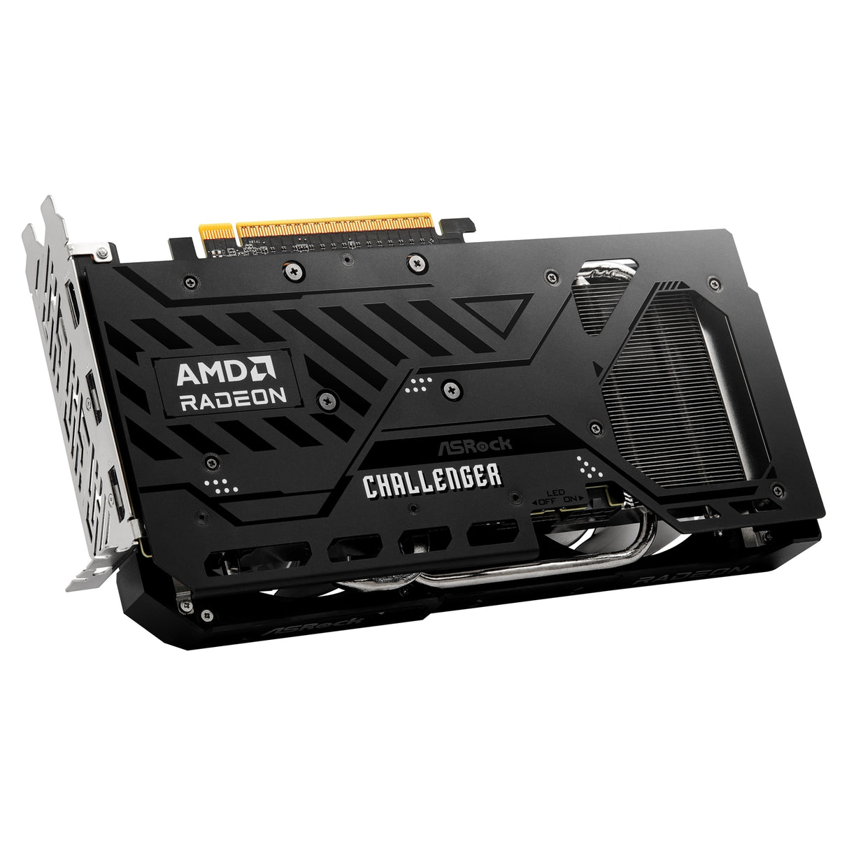 ASRock AMD Radeon RX 9060 XT Challenger OC 16GB GDDR6 Graphics Card, 2048 Streams, 3290MHz Boost Clock, Dual Fan, 2x DisplayPorts / 1x HDMI Port