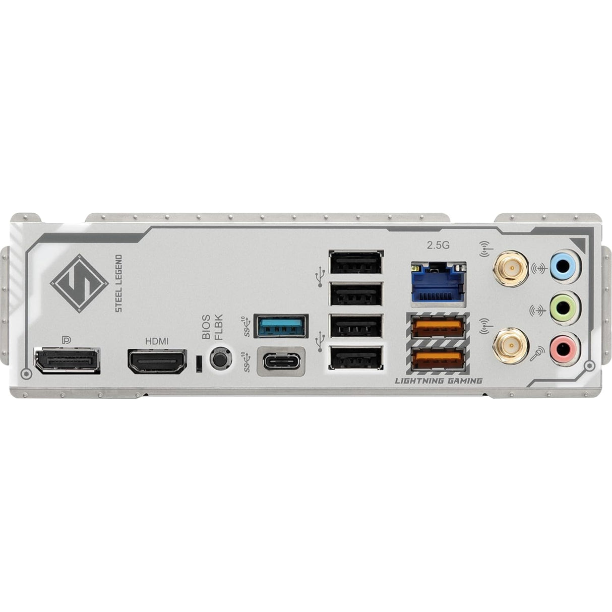 ASRock B850M Steel Legend WiFi AMD AM5 Socket Motherboard, Micro-ATX, 4x DDR5 Slots, 3x M.2 Sockets, Fitted I/O Shield, 2.5GbE LAN, Wi-Fi 7, 1x DisplayPort / 1x HDMI Port