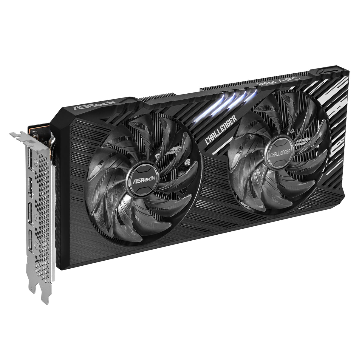 ASRock Intel Arc A750 Challenger SE OC 8GB GDDR6 Graphics Card, 2200 MHz Base Clock, Dual Fan, 3x DisplayPorts / 1x HDMI Port