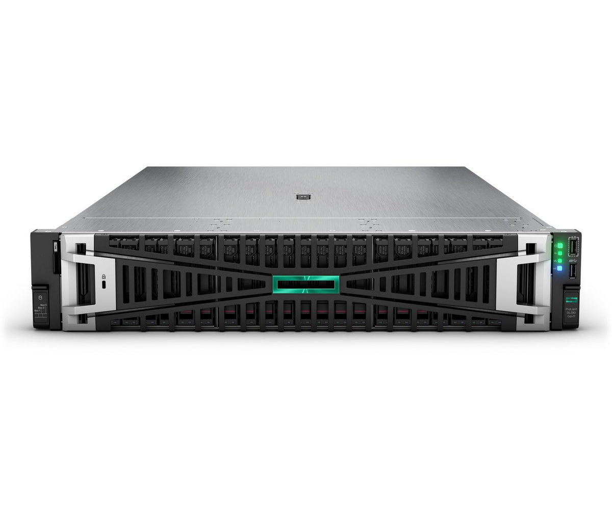 Hewlett Packard Enterprise ProLiant DL380 Gen11 4510 2.4GHz 12c 1P 64GB-R 8SFF MR408i-o 2x960GB SSD 2x1000W PS EMEA Server