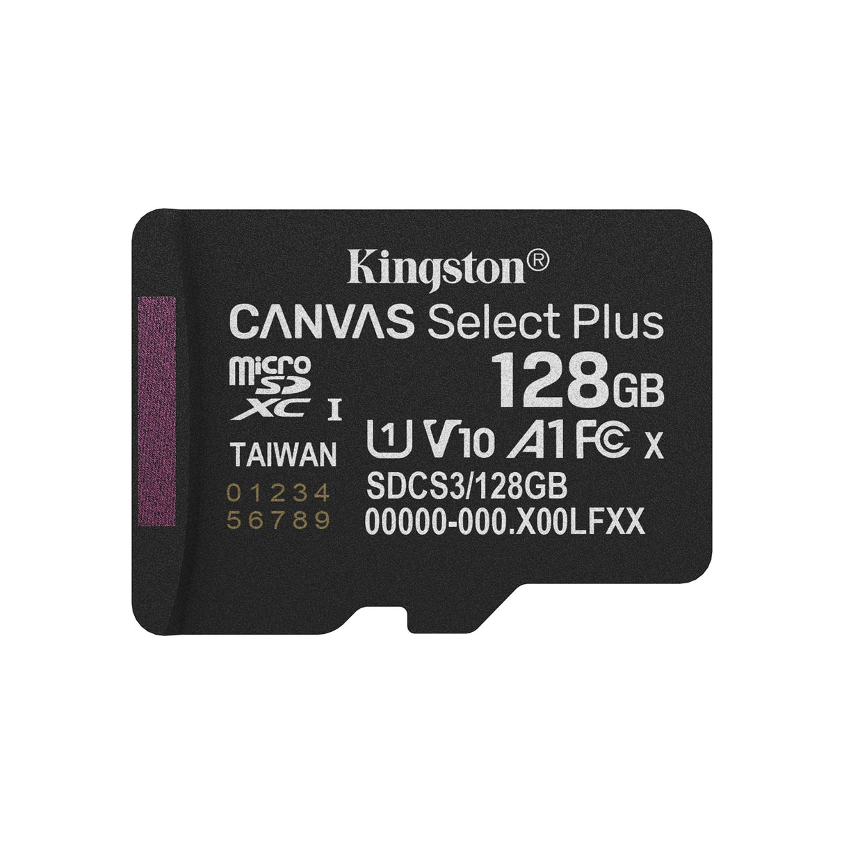Kingston Canvas Select 128GB Micro SD UHS-I Flash Card with Adapter