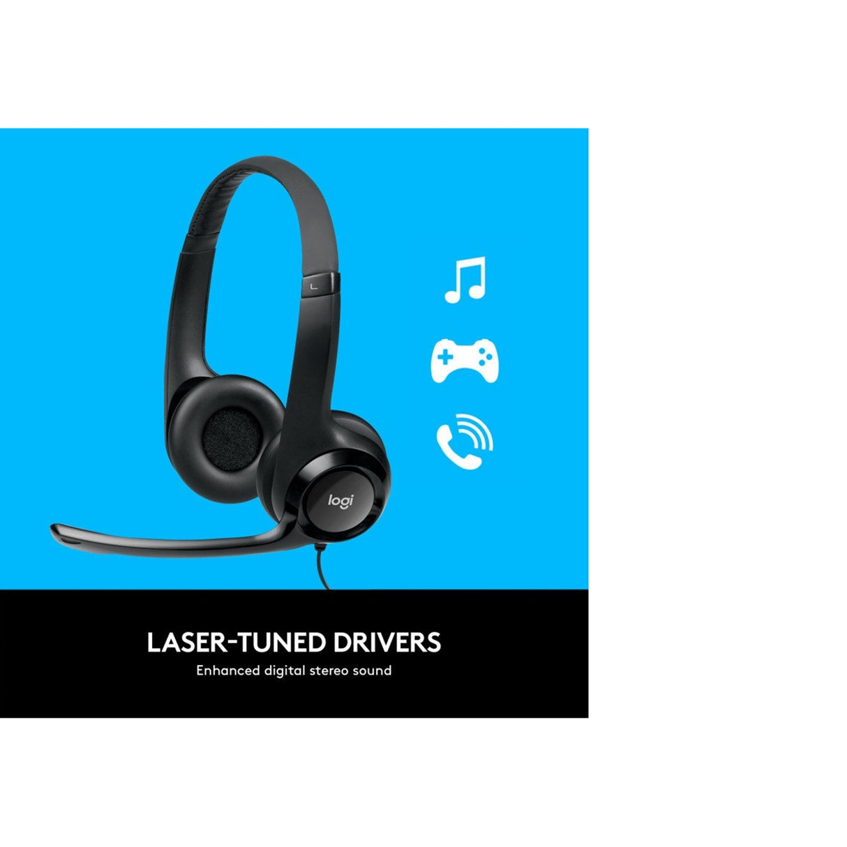 Logitech H390 USB Headset with Noise-Cancelling Mic