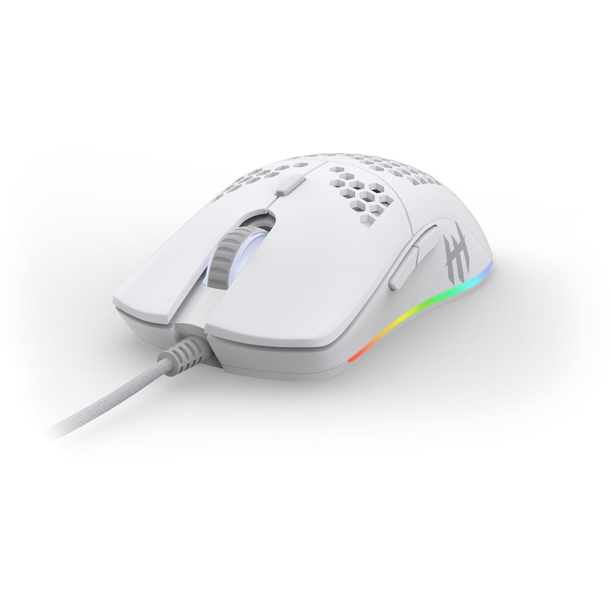 Tecware Exo Elite Lightweight 16000dpi RGB USB Gaming Mouse White