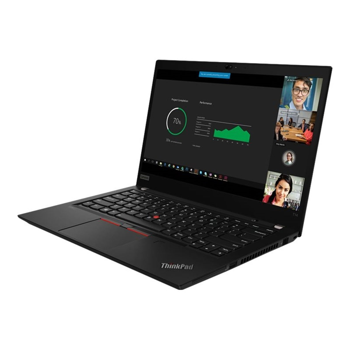 PREMIUM REFURBISHED Lenovo ThinkPad T14 Intel Core i5 10210U 10th Gen Laptop, 14 Inch Full HD 1080p Screen, 16GB RAM, 256GB SSD, Windows 11 Pro