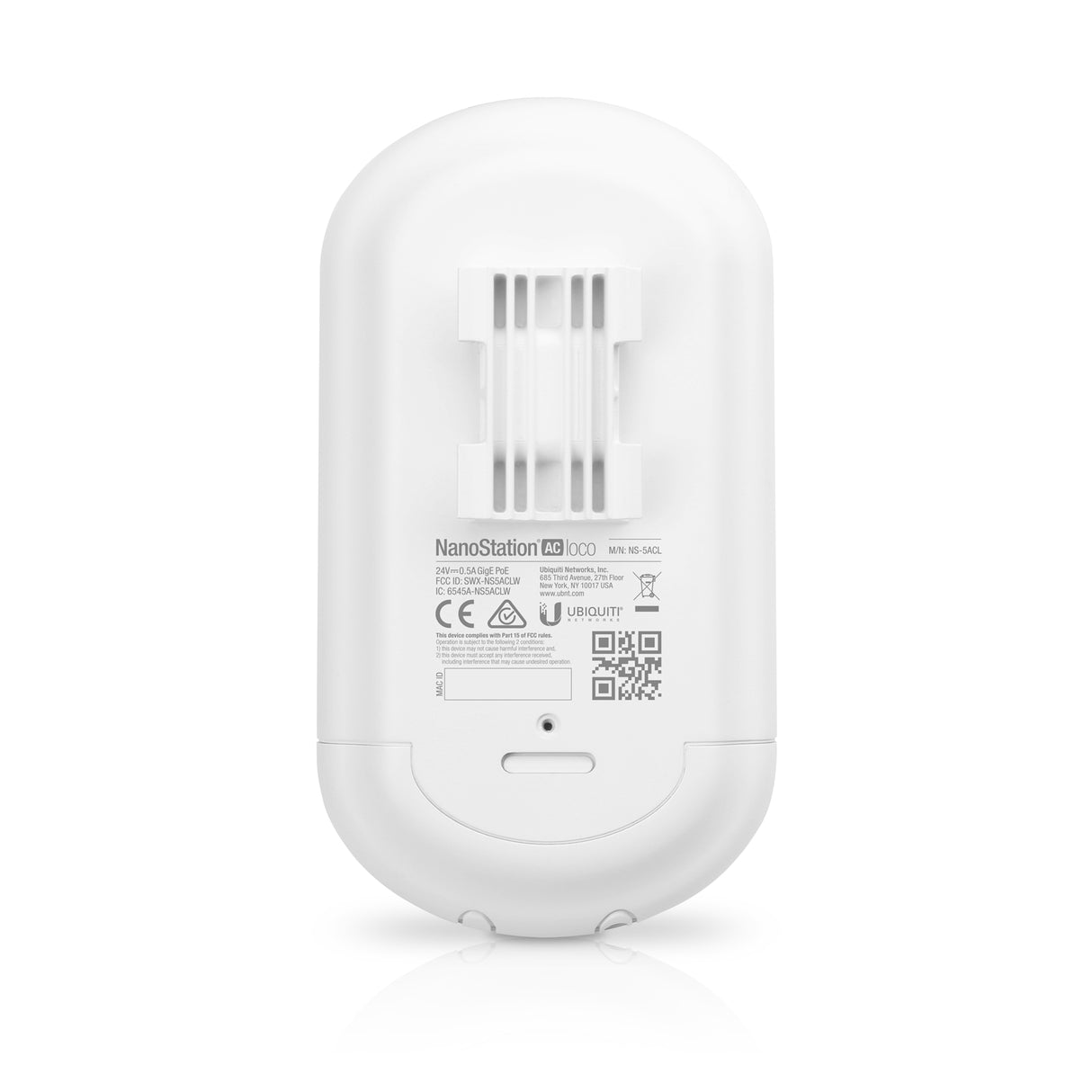 Ubiquiti NS-5ACL NanoStation AC Loco 5GHz 13dBi airMAX Outdoor Wireless AC CPE Bridge