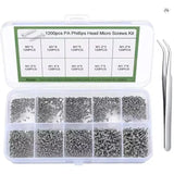 1200pcs Micro Screw Assortment