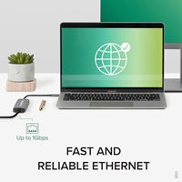 Plugable USBC-7IN1E Portable USB-C Ethernet Docking Station