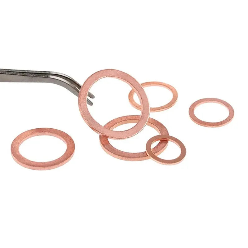 200pcs Copper Washer Assortment