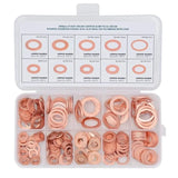200pcs Copper Washer Assortment