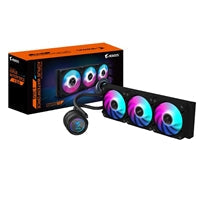 Gigabyte Aorus Waterforce II 360 AIO Liquid Cooler, 360mm Radiator with 3x ARGB Fans, Intel/AMD Compatible, 330* Rotatable Block, Advanced Cooling