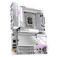 Gigabyte Z890 AORUS ELITE WIFI7 ICE Intel 1851 Socket Motherboard, ATX, 4x DDR5 Slots, 4x M.2 Sockets, Fitted I/O Shield, 2.5GbE LAN, Wi-Fi 7, 1x DisplayPort / 1x USB-C (USB4)