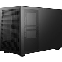 DeepCool CH260 Micro-ATX Case, High-Airflow Compact PC Case with Tempered Glass Panel, USB-C Port, Supports 360mm Radiator, ATX PSU, Black