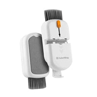 ColorWay CW-1111 10-in-1 Electronics Cleaning Kit Designed For Safely Cleaning Headphones, Keyboards, Screens and Cameras. Includes A Retractable Brush, Flocked Sponge, Microfiber Wipes, Screen Cleaner Spray, Key Remover, In A Compact Case Featuring A Pho