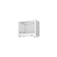 DeepCool CH160 PLUS Micro-ATX Mini Tower PC Case, Tempered Glass, Mesh Airflow Design, 240mm Radiator Support, USB-C & USB 3.0 Front I/O, GPU up to 342mm, White