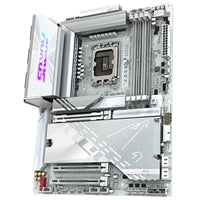Gigabyte Z890 AORUS PRO ICE Intel 1851 Socket Motherboard, ATX, 4x DDR5 Slots, 5x M.2 Sockets, Fitted I/O Shield, 5GbE LAN, Wi-Fi 7, 2x USB-C (USB4)
