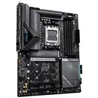 Gigabyte X870E EAGLE X3D WIFI7 AMD AM5 Socket Motherboard, ATX, 4x DDR5 Slots, 4x M.2 Sockets, Fitted I/O Shield, 5GbE LAN, Wi-Fi 7, 1x HDMI Port / 2x USB-C (USB4)