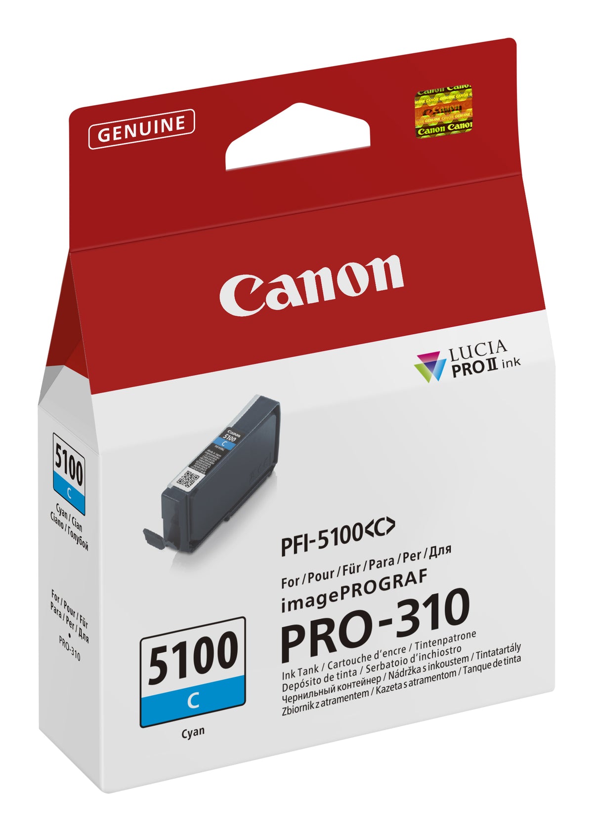 Canon PFI-5100 C ink cartridge 1 pc(s) Original Cyan