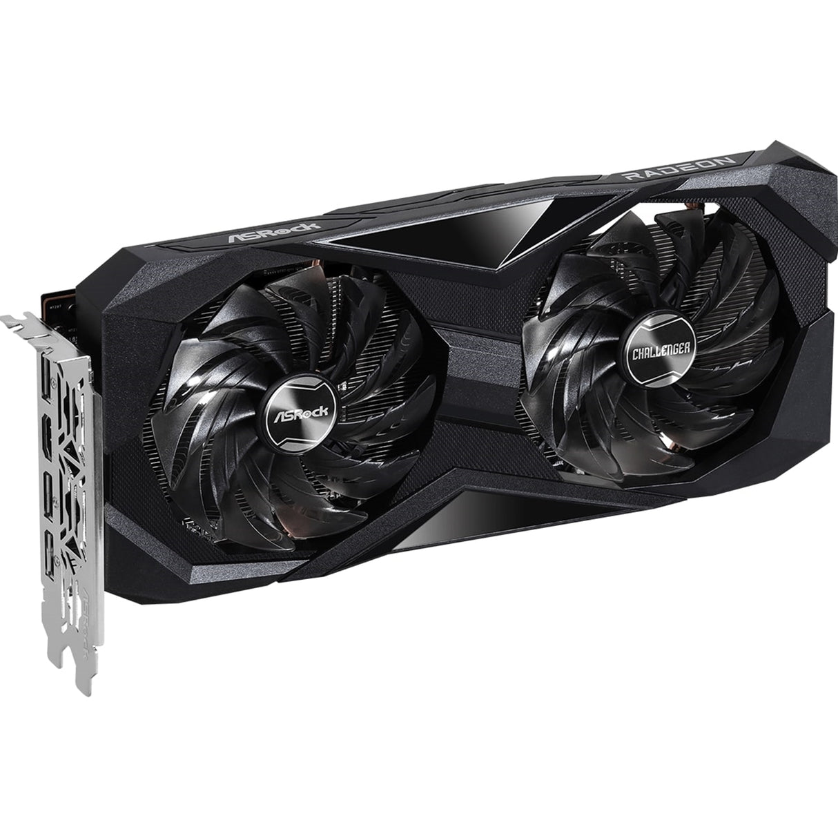 ASRock AMD Radeon RX 7600 Challenger 8GB OC Graphics Card, 8GB GDDR6, 2048 Streams, 2695 MHz Boost Clock, Dual Fan, 3x DisplayPorts / 1x HDMI Port