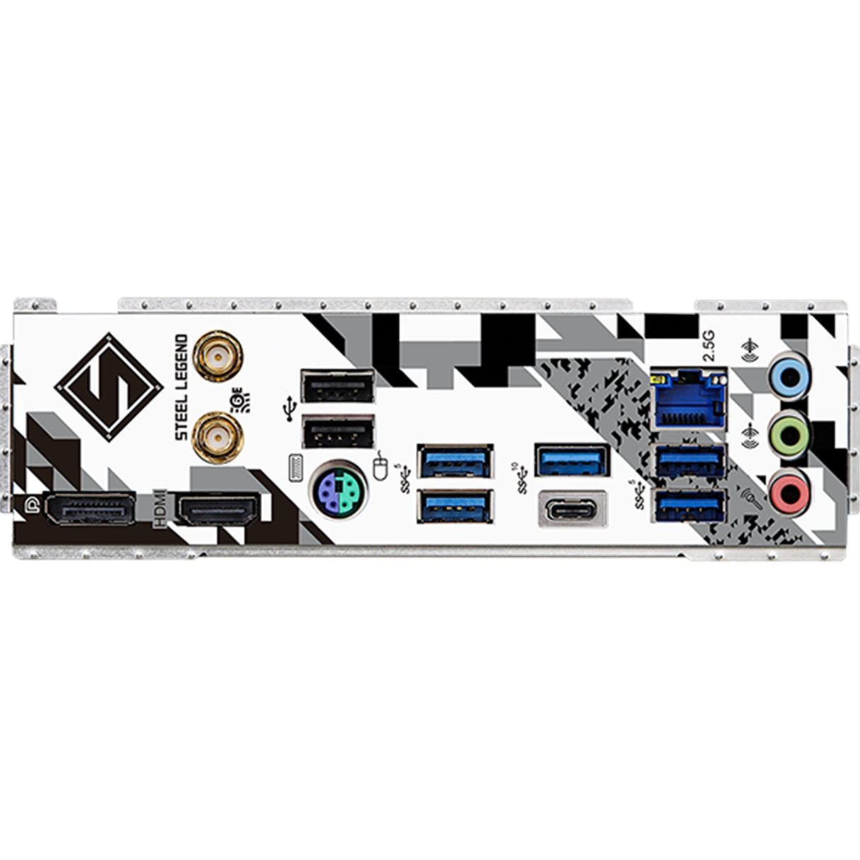 ASRock B760M Steel Legend WiFi Intel 1700 Socket Motherboard, Micro-ATX, 4x DDR5 Slots, 3x M.2 Sockets, Fitted I/O Shield, 2.5GbE LAN, Wi-Fi 6E, 1x DisplayPort / 1x HDMI Port