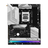 ASRock B850 Pro RS AMD AM5 Socket Motherboard, ATX, 4x DDR5 Slots, 4x M.2 Sockets, Fitted I/O Shield, 2.5GbE LAN, Wi-Fi 6E, 1x HDMI Port / 1x USB-C