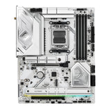 ASRock B850 Steel Legend WiFi AMD AM5 Socket Motherboard, ATX, 4x DDR5 Slots, 4x M.2 Sockets, Fitted I/O Shield, 2.5GbE LAN, Wi-Fi 7, 1x HDMI Port