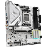 ASRock B850M Steel Legend WiFi AMD AM5 Socket Motherboard, Micro-ATX, 4x DDR5 Slots, 3x M.2 Sockets, Fitted I/O Shield, 2.5GbE LAN, Wi-Fi 7, 1x DisplayPort / 1x HDMI Port