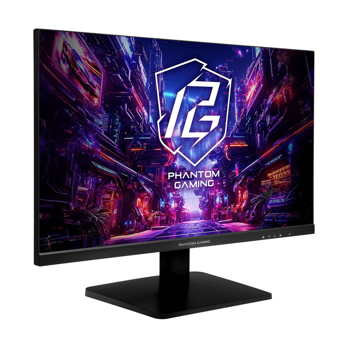 ASRock Phantom Gaming PG27FFX1B 27 Inch FHD (1920 x 1080) Flat IPS Gaming Monitor, 520Hz Refresh Rate 1ms Response Time, 2 x HDMI 2.1, 1 x DisplayPort 1.4, 2 x USB 3.2 Gen1 Type-A, 1 x USB 3.2 Gen1 Type-B, 1 x Headphone Out