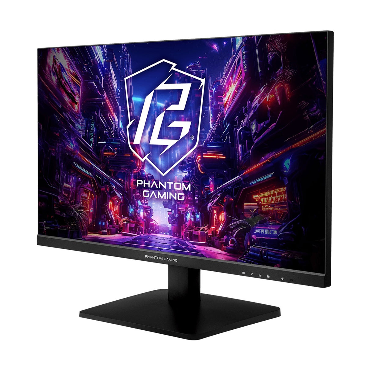 ASRock Phantom Gaming PG27FFX1B 27 Inch FHD (1920 x 1080) Flat IPS Gaming Monitor, 520Hz Refresh Rate 1ms Response Time, 2 x HDMI 2.1, 1 x DisplayPort 1.4, 2 x USB 3.2 Gen1 Type-A, 1 x USB 3.2 Gen1 Type-B, 1 x Headphone Out