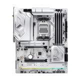 ASRock X870 STEEL LEGEND WIFI AMD AM5 Socket Motherboard, ATX, 4x DDR5 Slots, 3x M.2 Sockets, Fitted I/O Shield, 2.5GbE LAN, Wi-Fi 7, 1x HDMI Port / 2x USB-C (USB4)