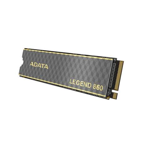 Adata Legend 860 (SLEG-860-1000GCS) 1TB NVMe SSD, PCIe Gen4, M.2 Interface, 2280, Read 5000 MB/s, Write 3000 MB/s, Heatsink 5 Year Warranty