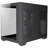 Antec CX600M ARGB Mini-Tower PC Gaming Case, 270 Full-View Tempered Glass, 3x 120mm ARGB LED Fans, USB 3.0, Dust Filters, Tool-Free Installation, Black