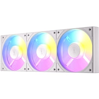 Antec Connect 120 ARGB White Reverse 3-Pack 120mm PWM Fans with Daisy Chain Design and Vibration-Absorbing Pads