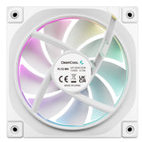 DeepCool FL12 120mm PWM 3 Pack White Fan - High Performance, Low Noise, Fluid Dynamic Bearing, 36 ARGB LEDs, 500-2150 RPM, 55 CFM Airflow, 4-Pin PWM Control