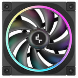 DeepCool FL12 120mm PWM Fan - High Performance, Low Noise, Fluid Dynamic Bearing, 36 ARGB LEDs, 500-2150 RPM, 55 CFM Airflow, 4-Pin PWM Control