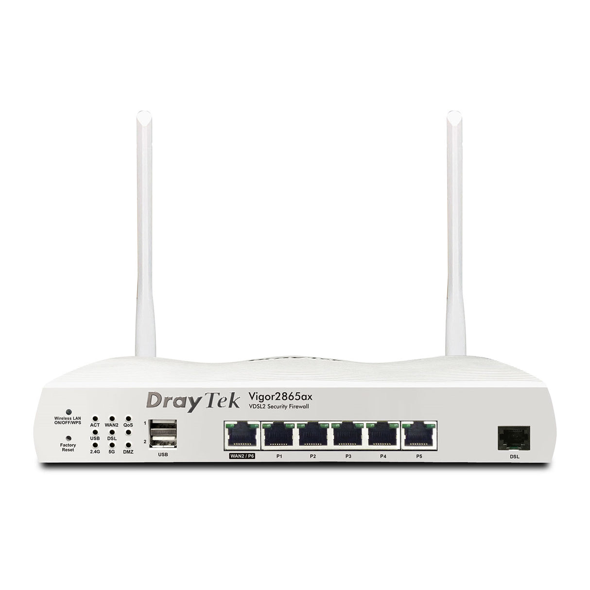 DrayTek V2865AX-K Vigor 2865ax Wireless 6 AX Multi-WAN Firewall VDSL Modem Router