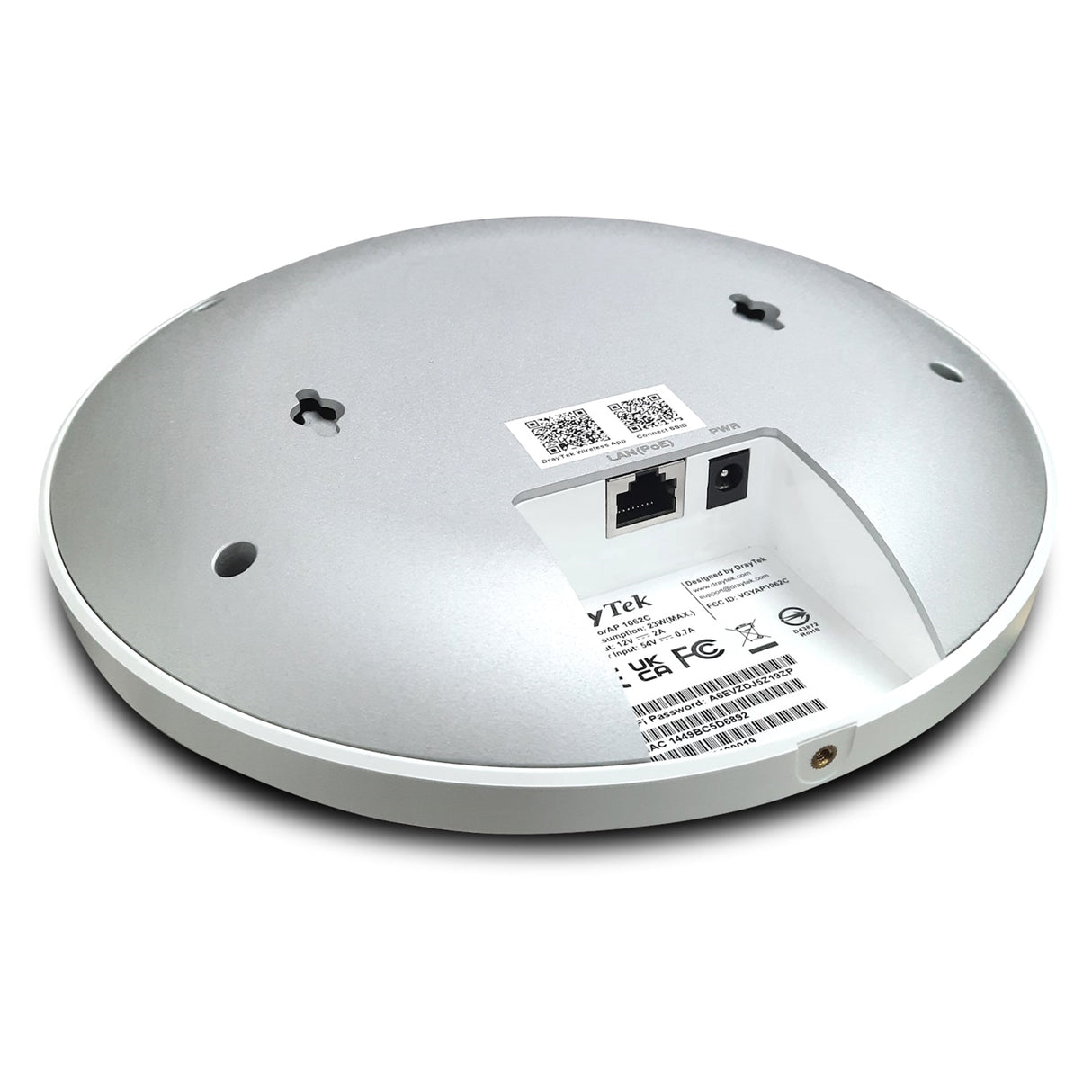 DrayTek VAP1062C-K VigorAP 1062C Wireless 6 AX6000 Ceiling Mounted Mesh Access Point
