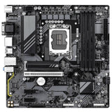 Gigabyte B760M DS3H GEN5 Intel Socket 1700 Motherboard, Micro ATX, 4x DDR5 Slots, 2x M.2 Sockets, 2.5GbE LAN, 1x D-Sub / 1x DisplayPort / 1x HDMI Port