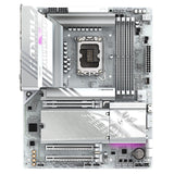 Gigabyte B860 AORUS ELITE WIFI7 ICE Intel 1851 Socket Motherboard, ATX, 4x DDR5 Slots, 3x M.2 Sockets, Fitted I/O Shield, 2.5GbE LAN, Wi-Fi 7, 1x DisplayPort / 2x HDMI / 1x USB-C (USB4)