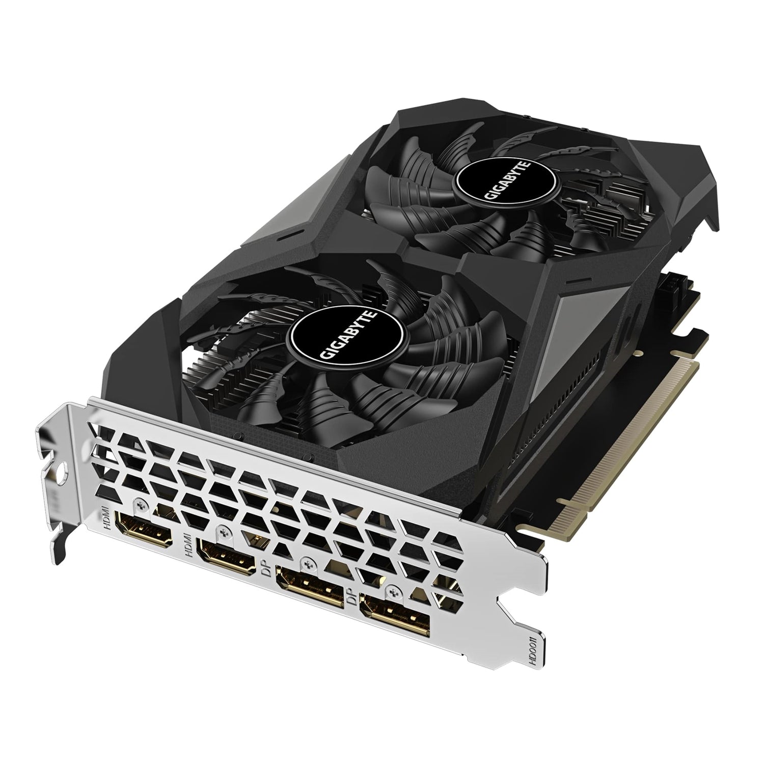 Gigabyte NVIDIA GeForce RTX 3050 WINDFORCE OC V2 6GB GDDR6 Graphics Card, 2304 CUDA Cores, 1477 MHz Core Clock, Dual Fan, 2x DisplayPorts / 2x HDMI Ports