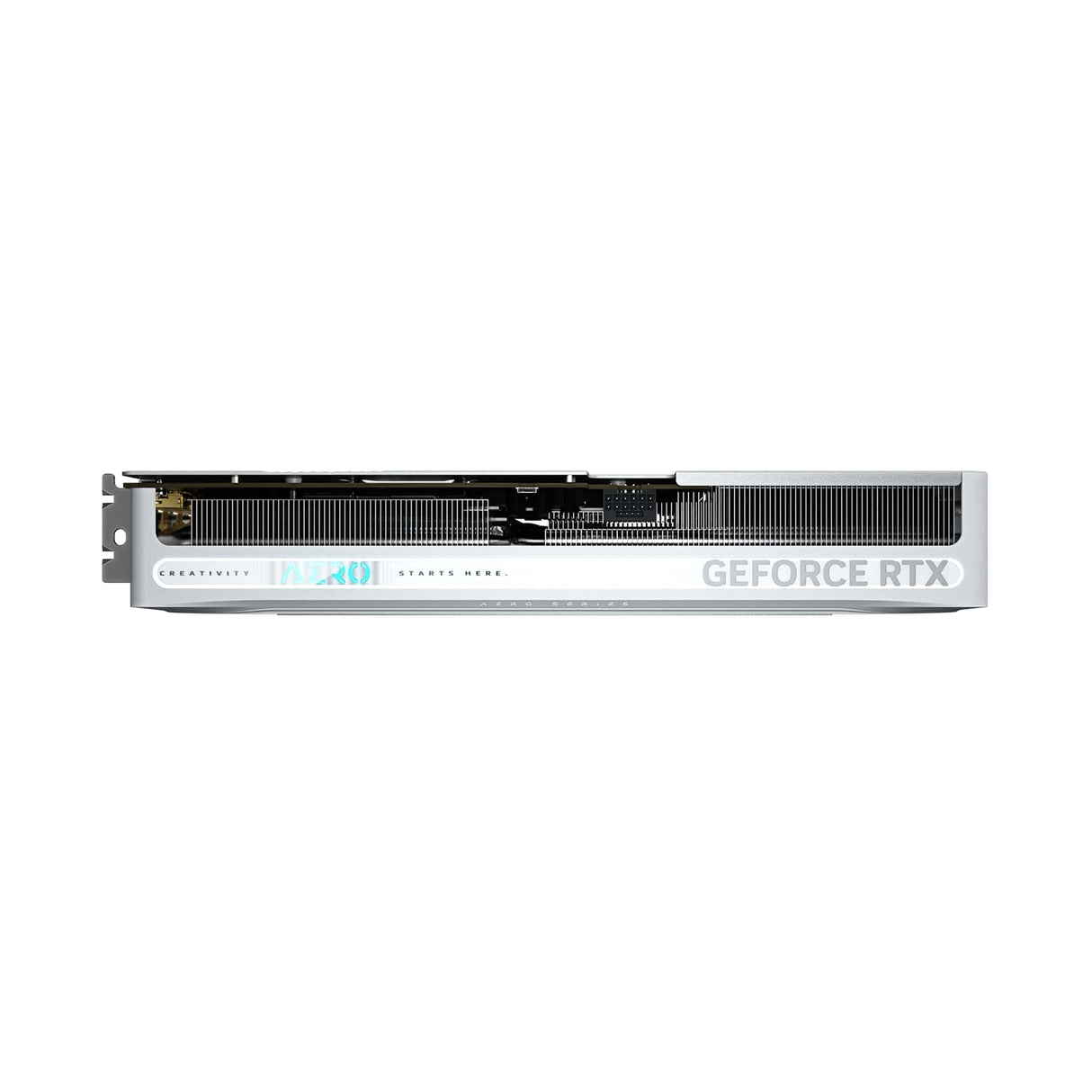 Gigabyte NVIDIA GeForce RTX 5080 AERO OC SFF 16GB GDDR7 Graphics Card, 10752 CUDA Cores, 2730 MHz Core Clock, Triple Fan, White, RGB, 3x DisplayPorts / 1x HDMI Ports