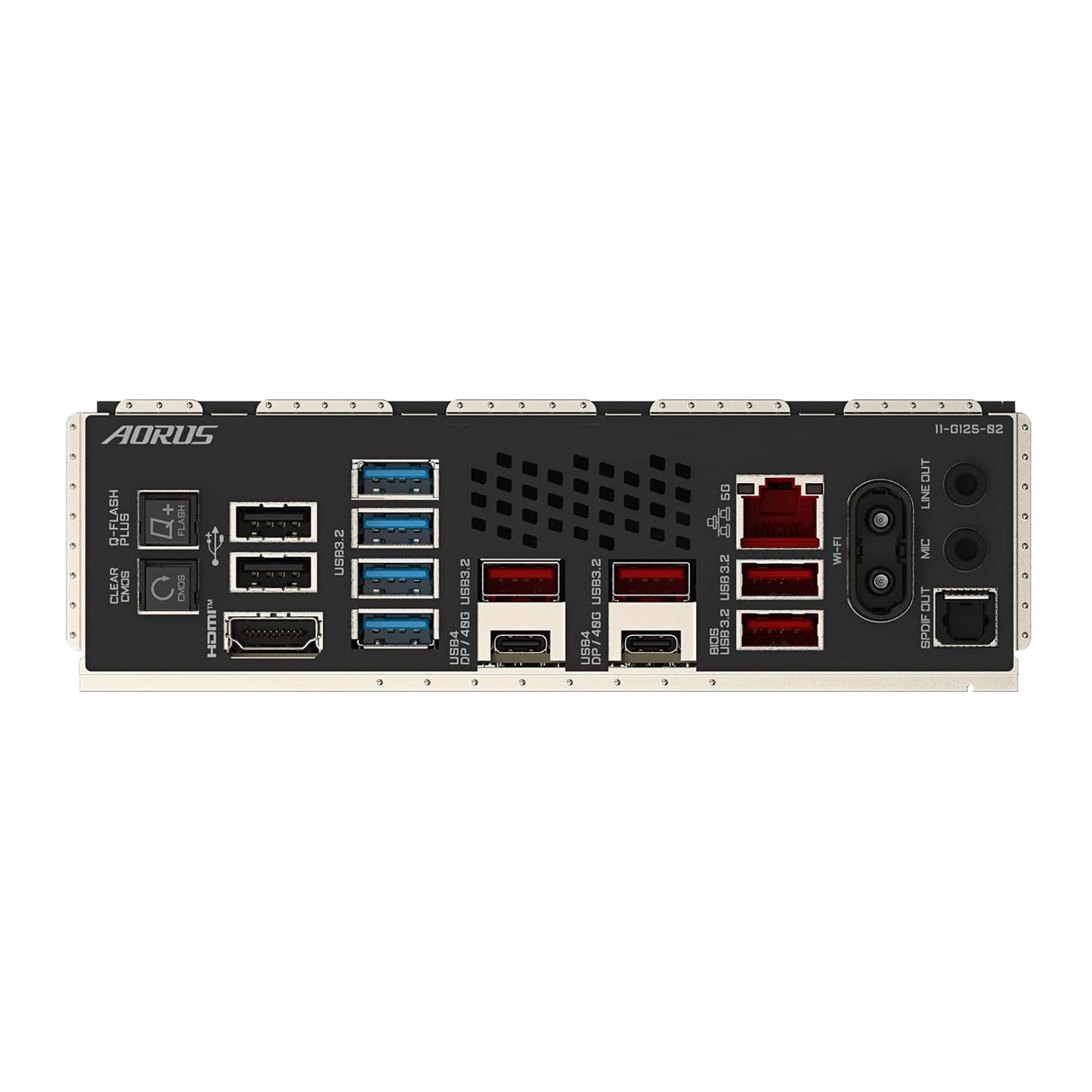 Gigabyte X870E AORUS MASTER AMD AM5 Socket Motherboard, ATX, 4x DDR5 Slots, 4x M.2 Sockets, Fitted I/O Shield, 5GbE LAN, Wi-Fi 7, 1x HDMI Port / 2x USB-C (USB4)