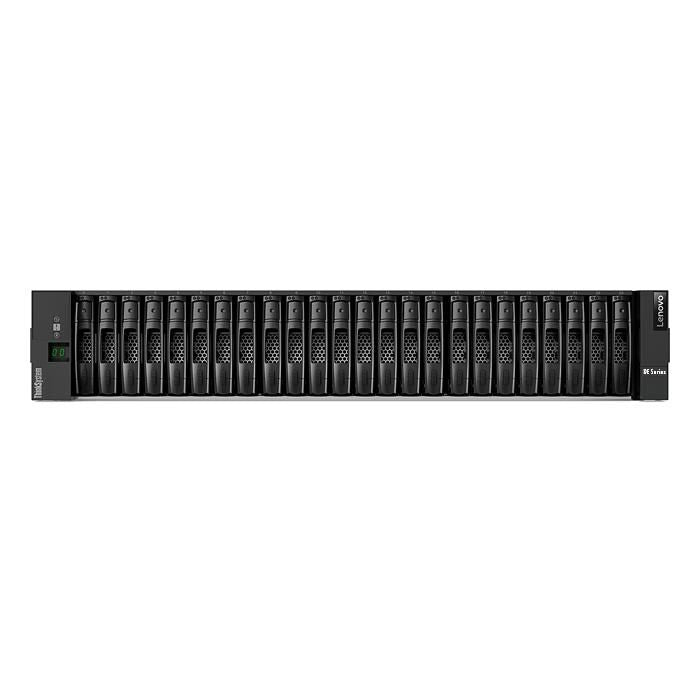 Lenovo DE4000F FC All Flash Array SFF (64 GB cache, 4x 16 Gb FC base ports [no SFPs], 8x 16 Gb FC HIC ports [no SFPs])