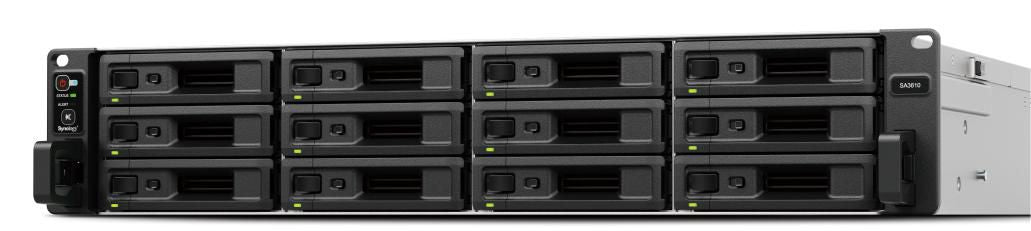 Synology Rackstation, 12-BAY, Intel 12-CORE, 16GB RAM, Synology HDD/SSD Only