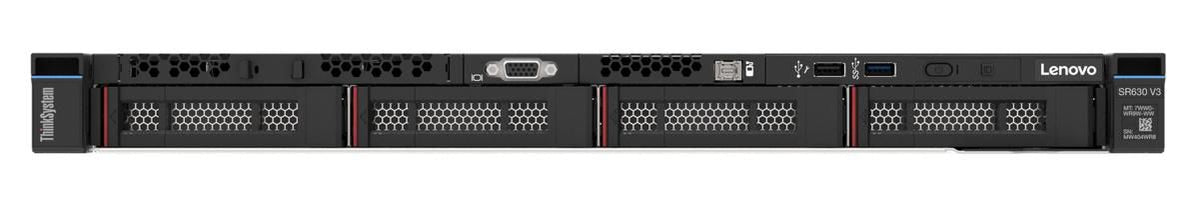 Lenovo 1x Intel Xeon Silver 4509Y, 1x 32GB 1Rx4, 940-8i 4GB, 4x 3.5" SAS; Open bay, 2x LP Gen4, 1x1100W Titanium