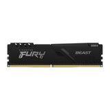 Kingston FURY Beast KF432C16BB/16 16GB (1x 16GB) DIMM System Memory, 3200MHz, DDR4, CL16, Black, Intel XMP