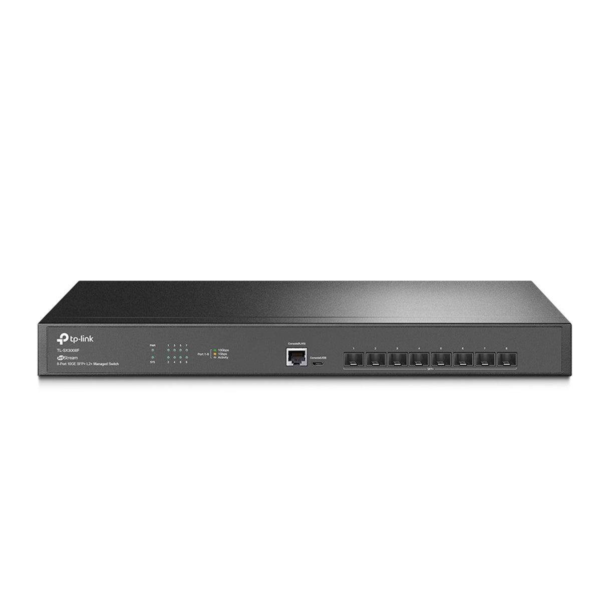 TP-Link JetStream TL-SX3008F 8-Port Metal 10GE SFP+ L2+ Managed Switch