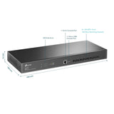 TP-Link JetStream TL-SX3008F 8-Port Metal 10GE SFP+ L2+ Managed Switch
