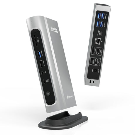 Plugable TBT4-UDZ ThunderBolt 4 Quad Monitor 100W USB-C PD 2.5GbE Docking Station