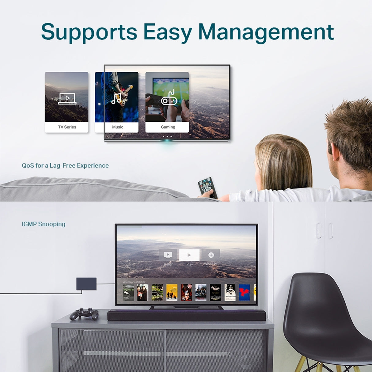 TP-Link TL-SG108E 8-Port Metal Gigabit Easy Smart Switch