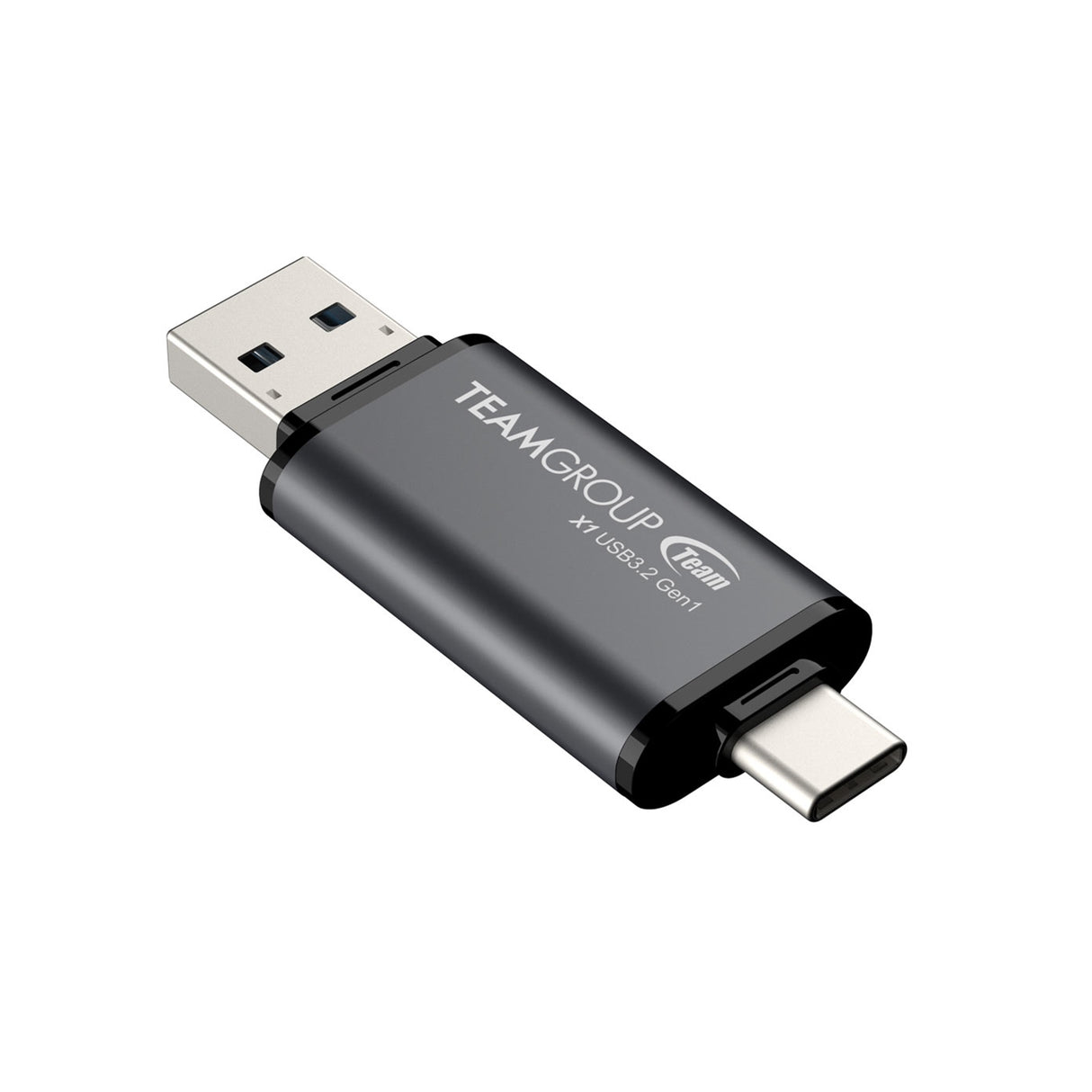Team TX1364GC01 2 in 1 Dual OTG 64GB Flash Drive, X1 USB 3.2 Gen1, Type C & A, Plug and Play